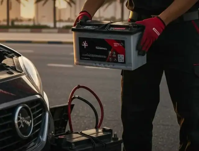 Battery replacement on-site Qatar