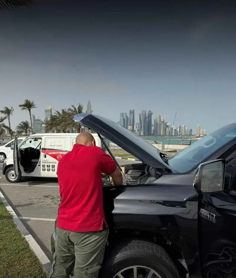 Mobile technician team Doha Qatar